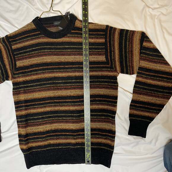 Celine Striped Knit Sweater Men’s Medium Wool Blend Crewneck - Picture 2 of 4